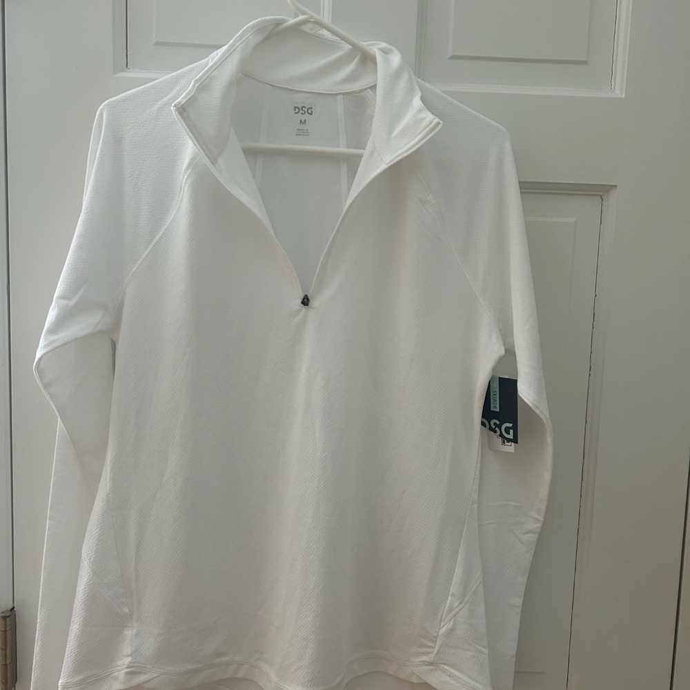 Long sleeve quarter zip athletic shirt